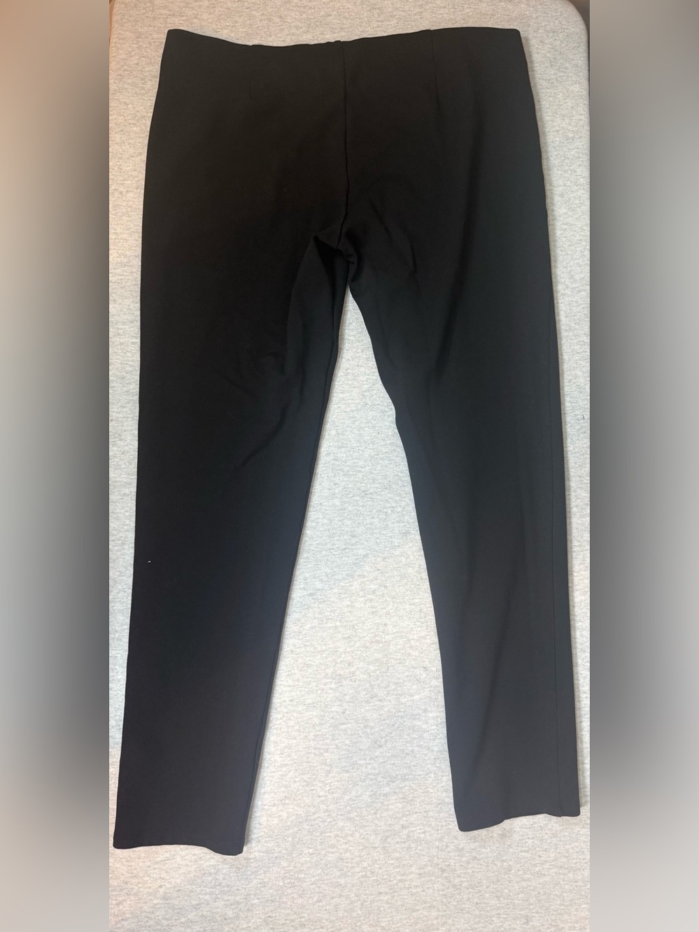 Eileen Fisher Washable Stretch Crepe Slim Pant - Black - Large - Picture 4 of 6